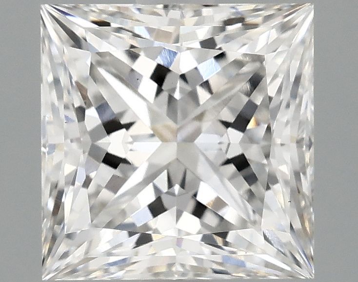 2.10 ct. princess Lab Grown Diamond front image