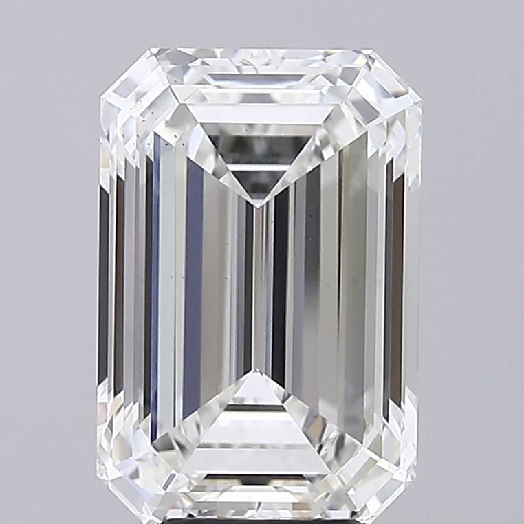 6.09 ct. emerald Lab Grown Diamond front image