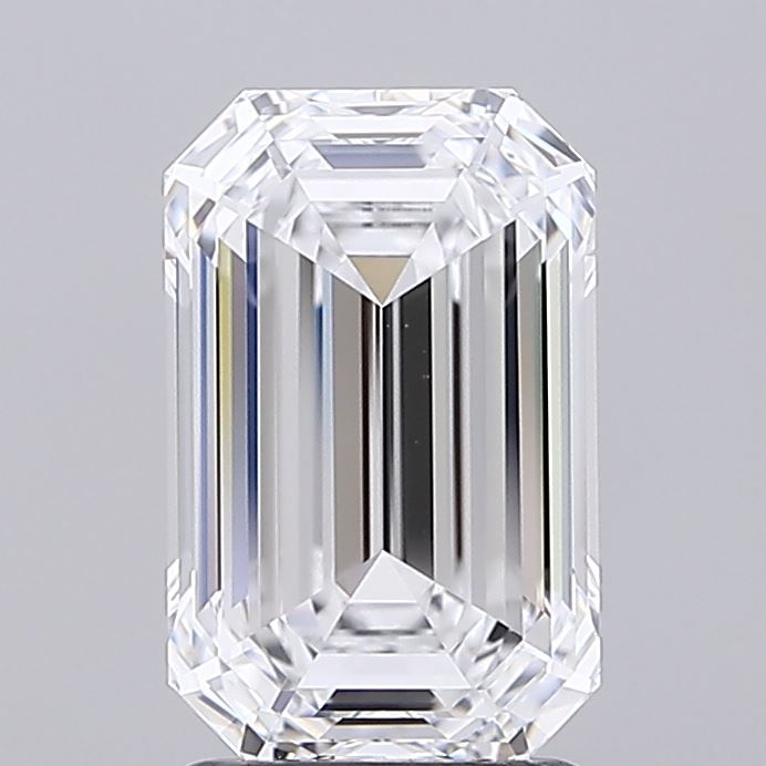 2.58 ct. emerald Lab Grown Diamond front image