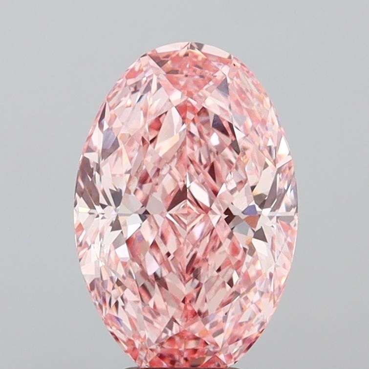 5.08 ct. oval Lab Grown Diamond front image