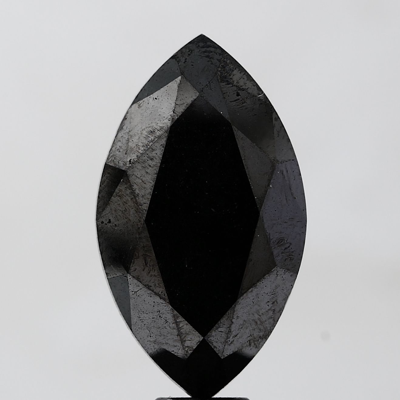 12.32 Carat Marquise Diamond Fancy Black VS1
