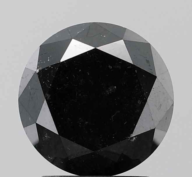 2.64 Carat Round Diamond Black VS2