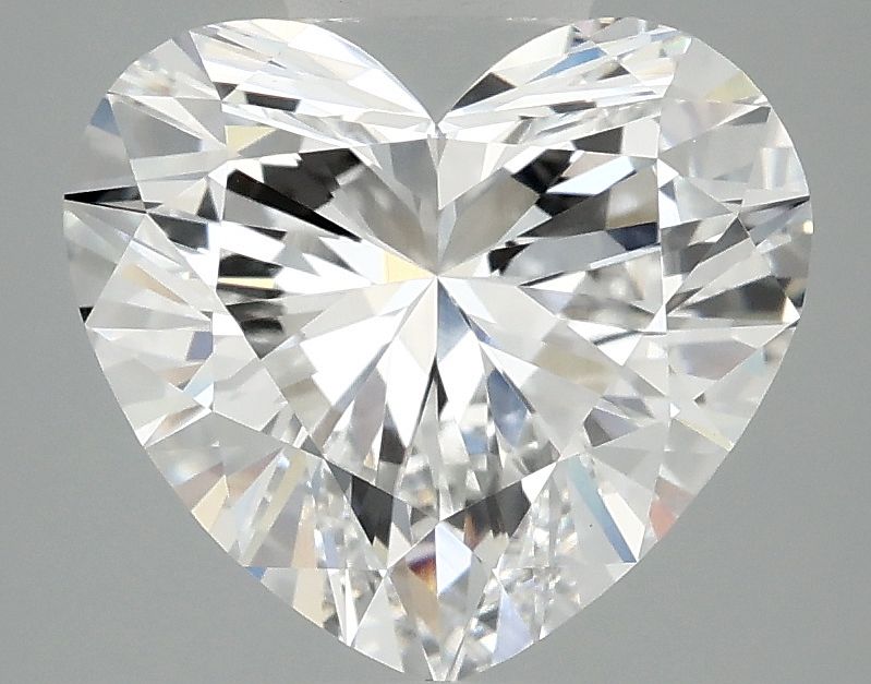 3.09 carat e VVS2 EX Cut IGI heart diamond