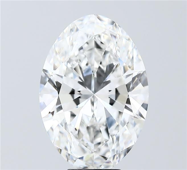 7.03 ct. oval Lab Grown Diamond front image