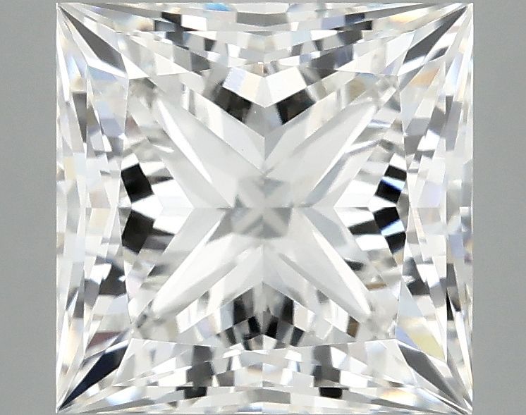 4.08 ct. princess Lab Grown Diamond front image