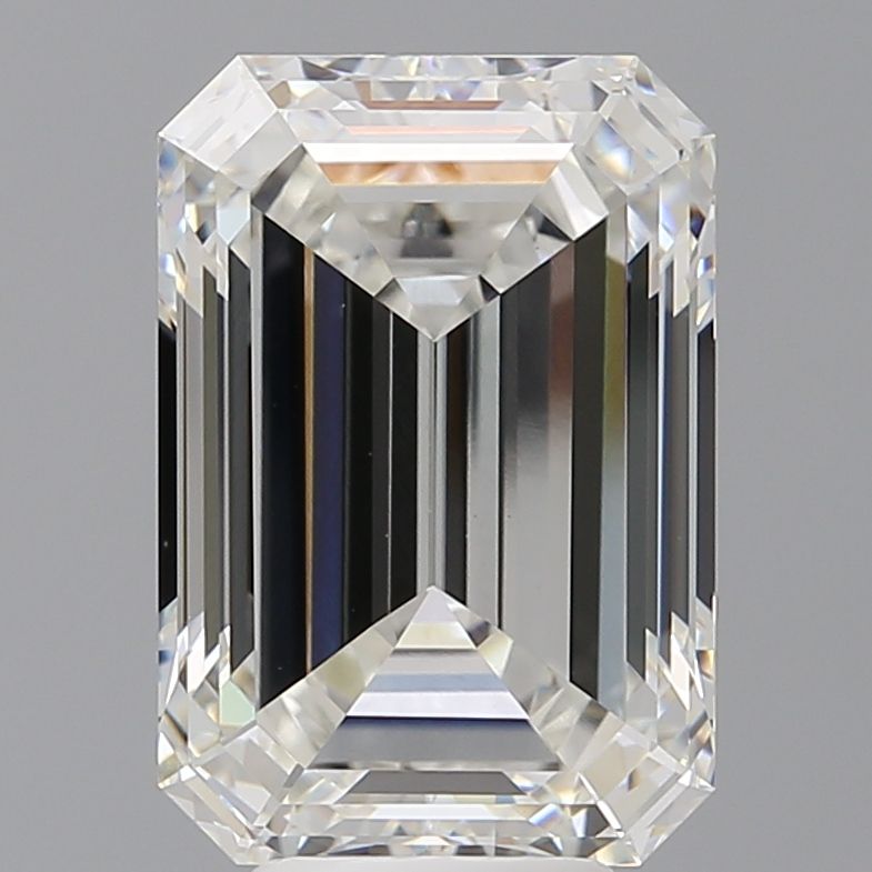 6.59 ct. emerald Lab Grown Diamond front image