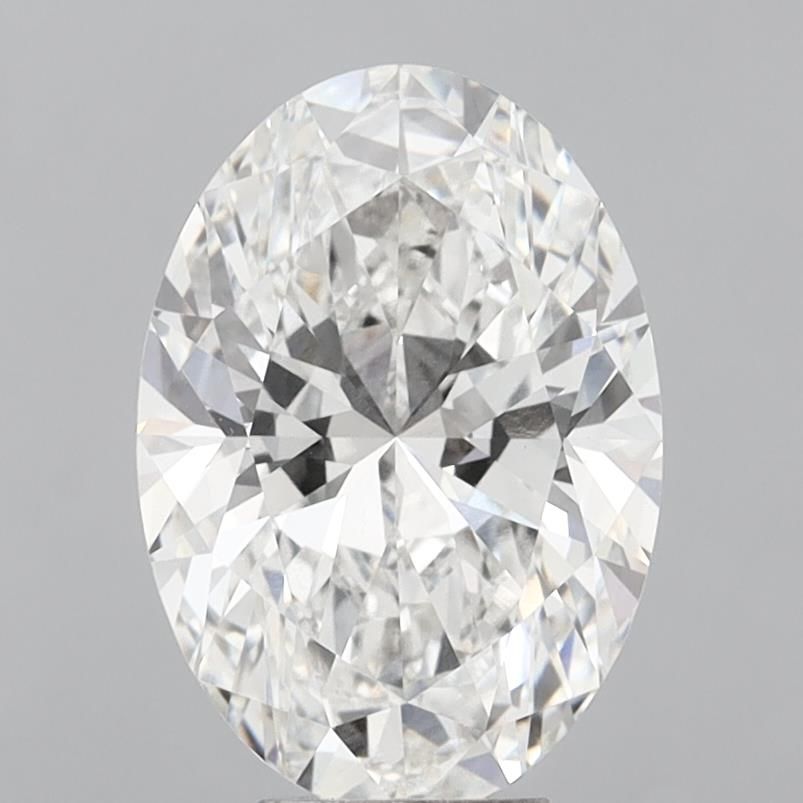 7.09 ct. oval Lab Grown Diamond front image
