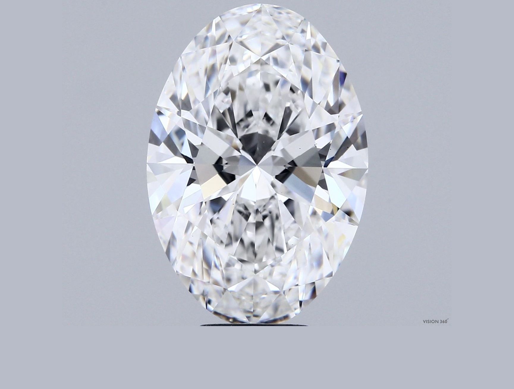 8.09 ct. oval Lab Grown Diamond front image