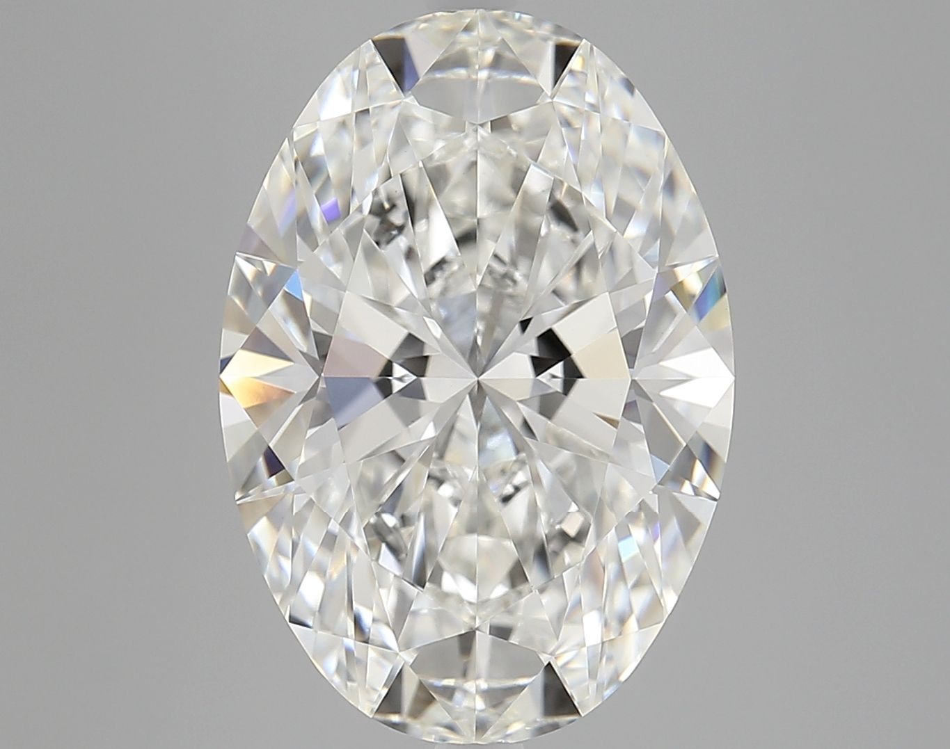 8.10 ct. oval Lab Grown Diamond front image