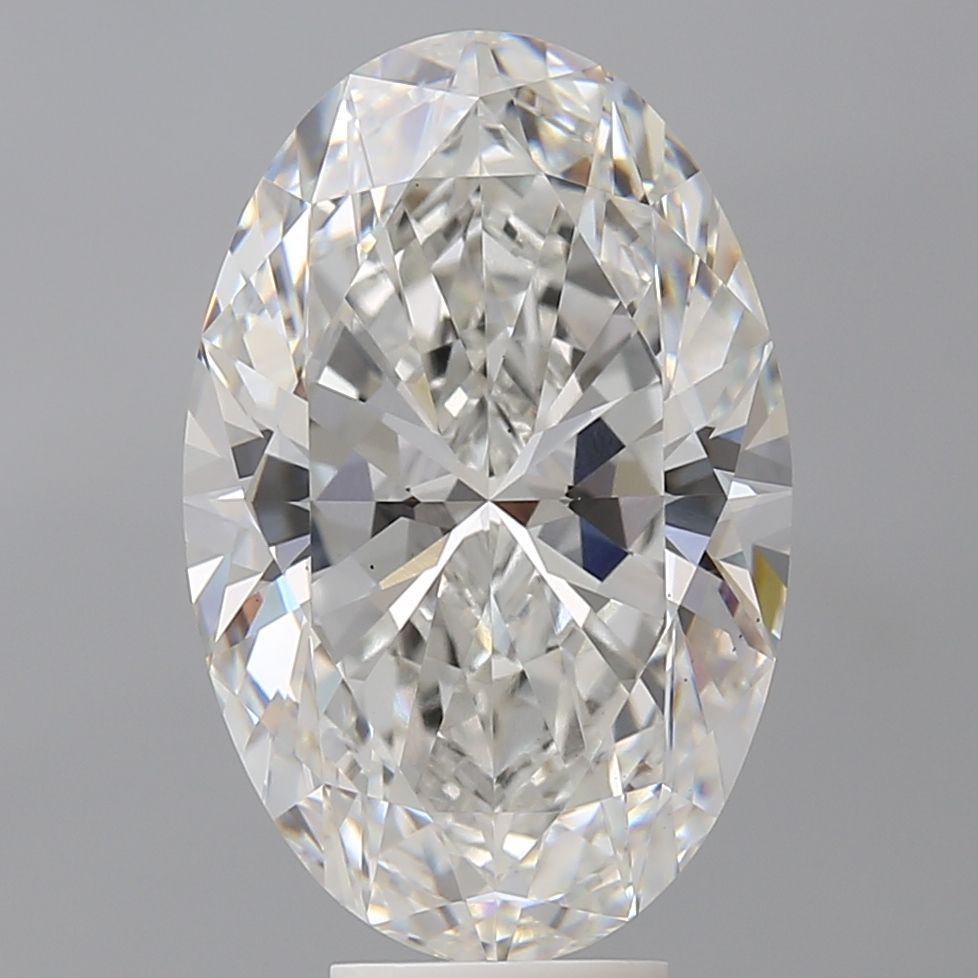 7.57 ct. oval Lab Grown Diamond front image