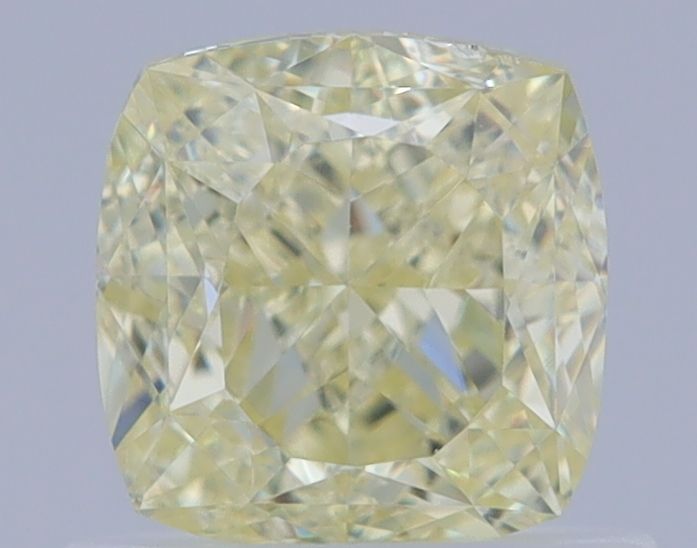 1 Carat Cushion brilliant Diamond Fancy Light Yellow VS2