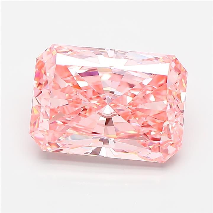 4.58 ct. radiant Lab Grown Diamond front image