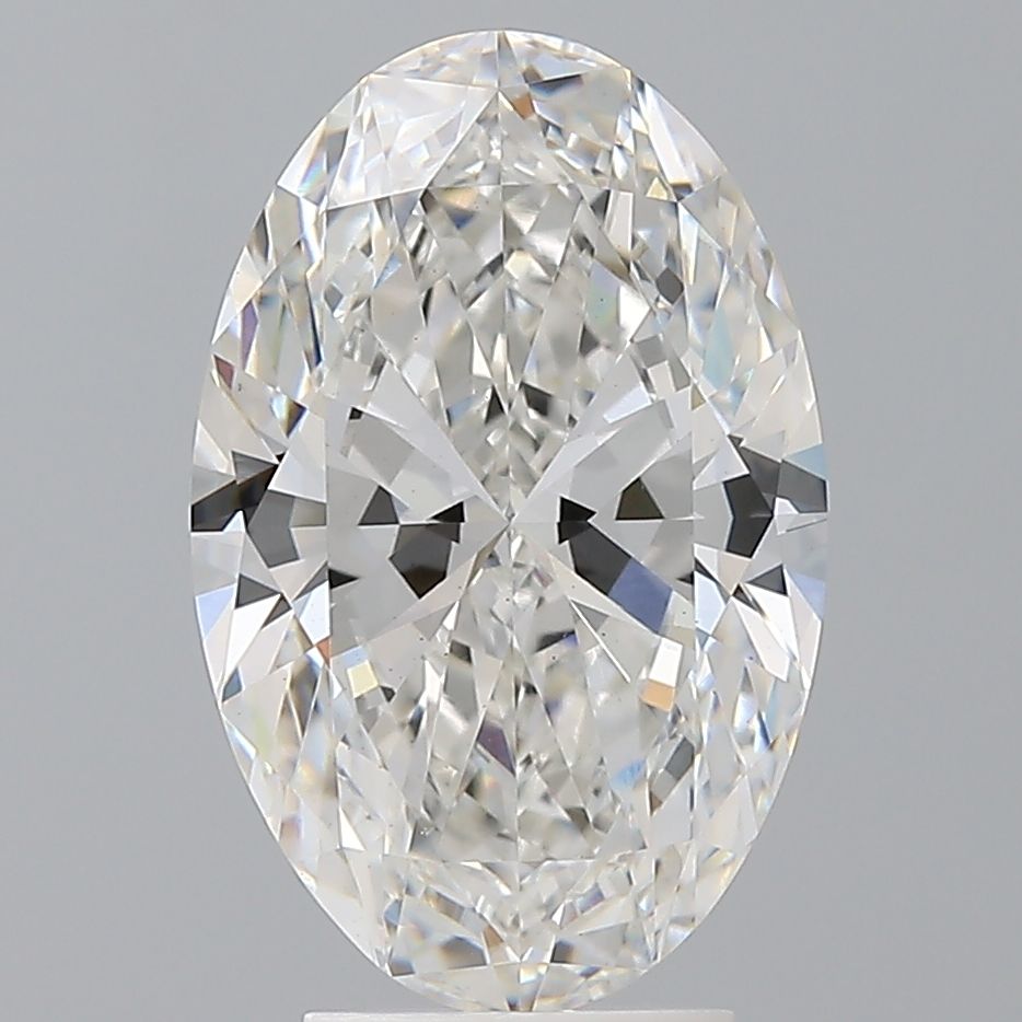 4.10 ct. oval Lab Grown Diamond front image