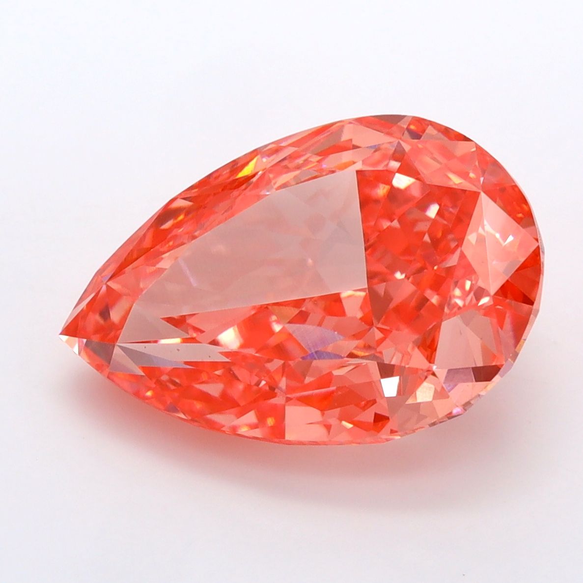 6.14 ct. pear Lab Grown Diamond front image