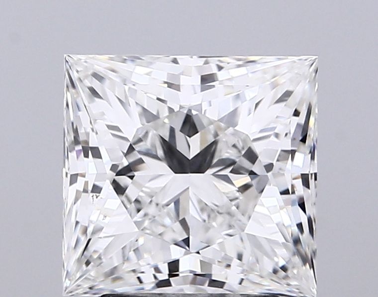 3.02 carat f VVS2 EX Cut IGI princess diamond