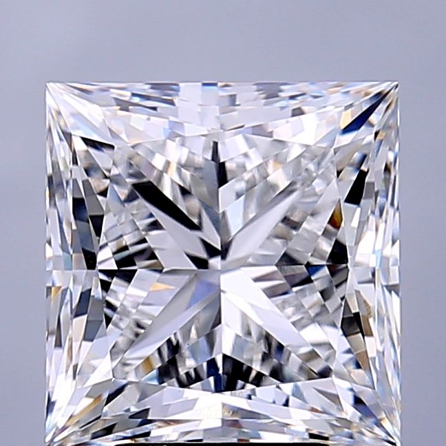 5.14 ct. princess Lab Grown Diamond front image