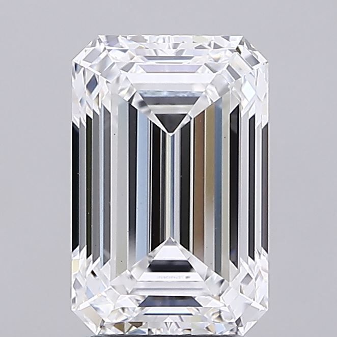 3.91 ct. emerald Lab Grown Diamond front image