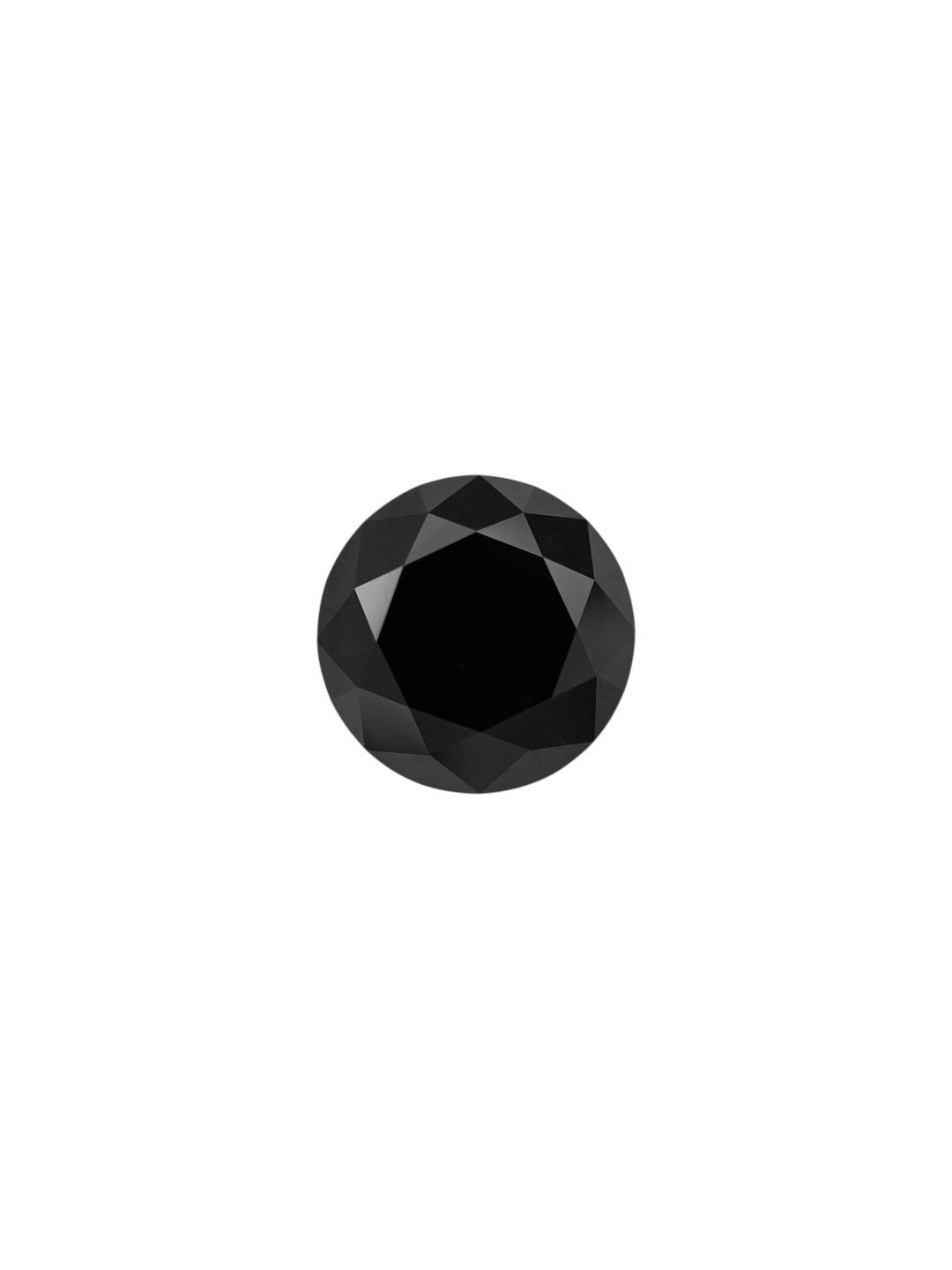 0.41 Carat Round Diamond Fancy Black VVS2