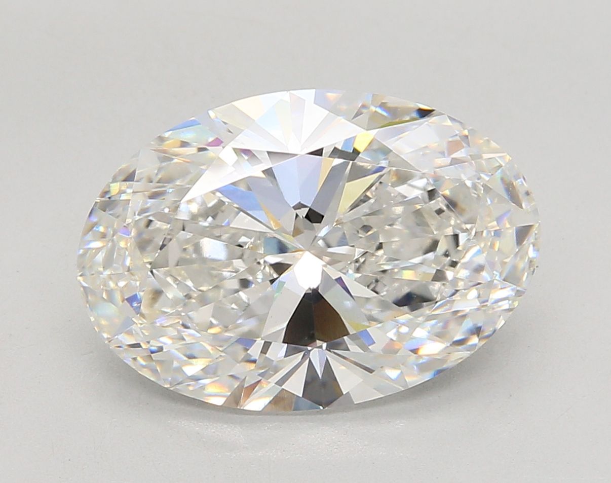 6.51 ct. oval Lab Grown Diamond front image