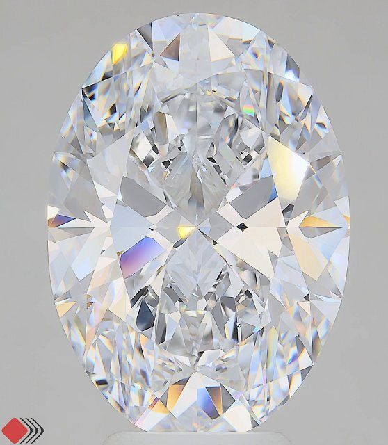 6.04 ct. oval Lab Grown Diamond front image