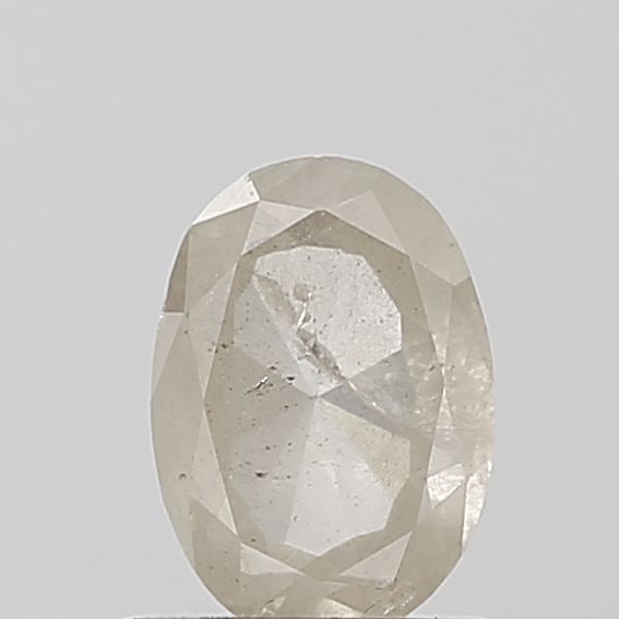0.66 Carat Oval Diamond Salt and Pepper VS1