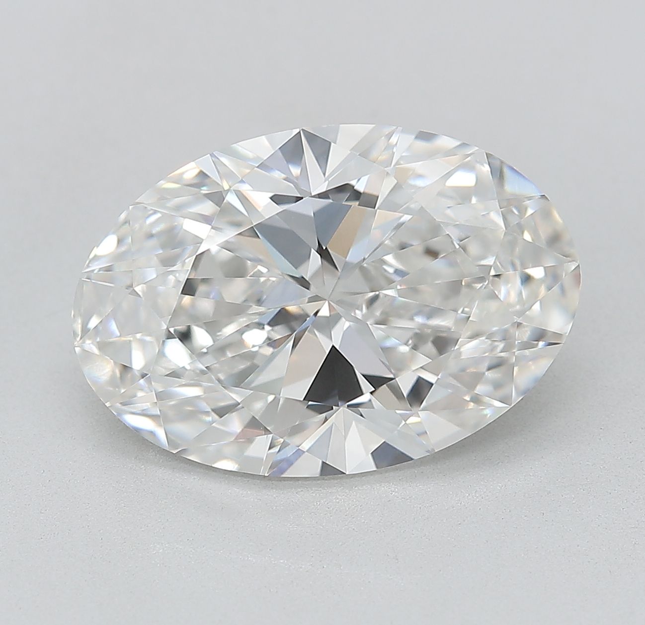 5.42 ct. oval Lab Grown Diamond front image