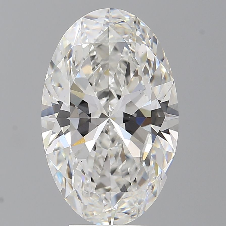 5.54 ct. oval Lab Grown Diamond front image