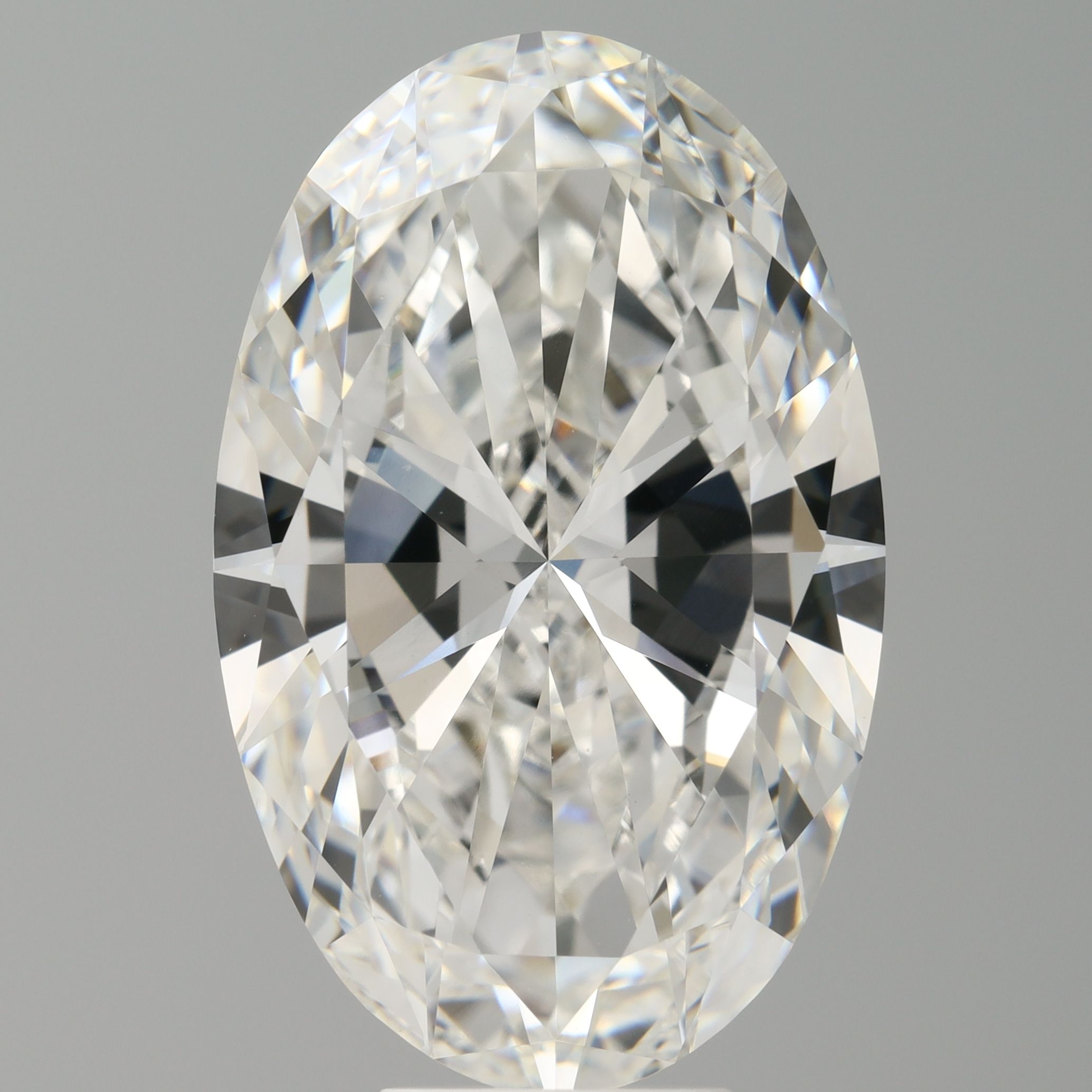 9.01 ct. oval Lab Grown Diamond front image