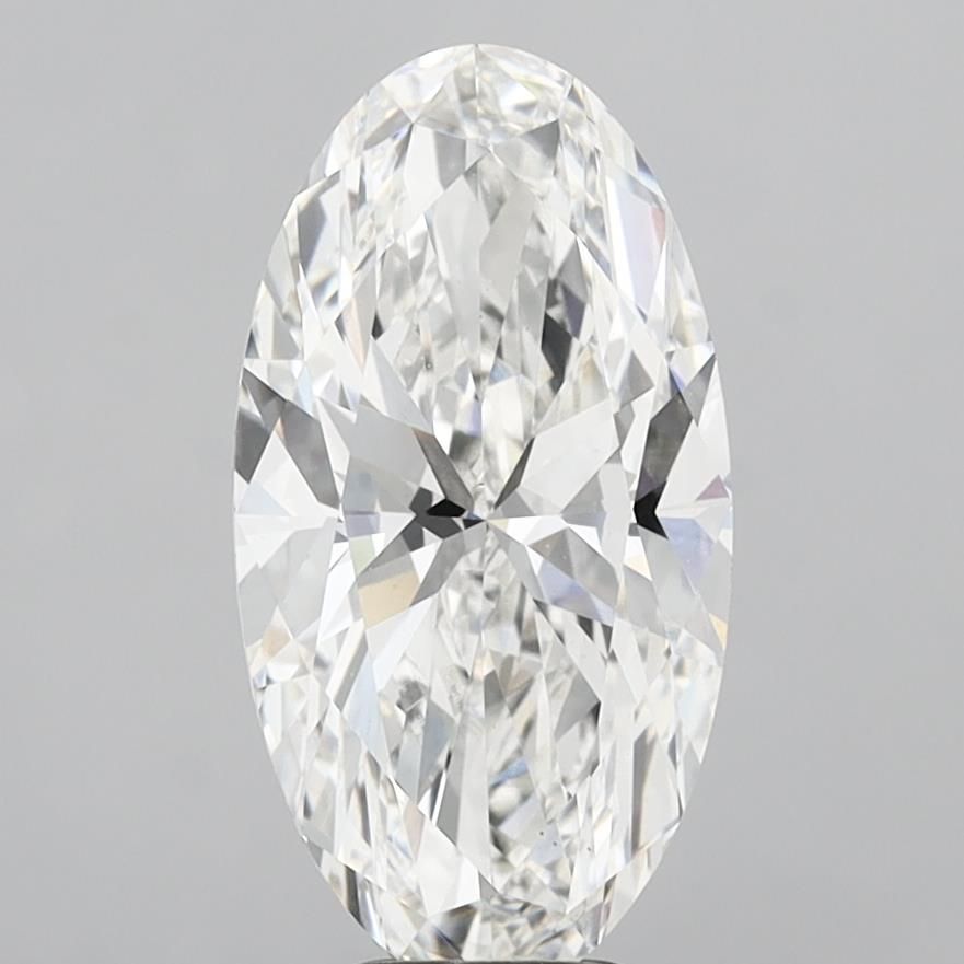 6.57 ct. oval Lab Grown Diamond front image
