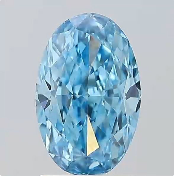 1.73 ct. oval Lab Grown Diamond front image