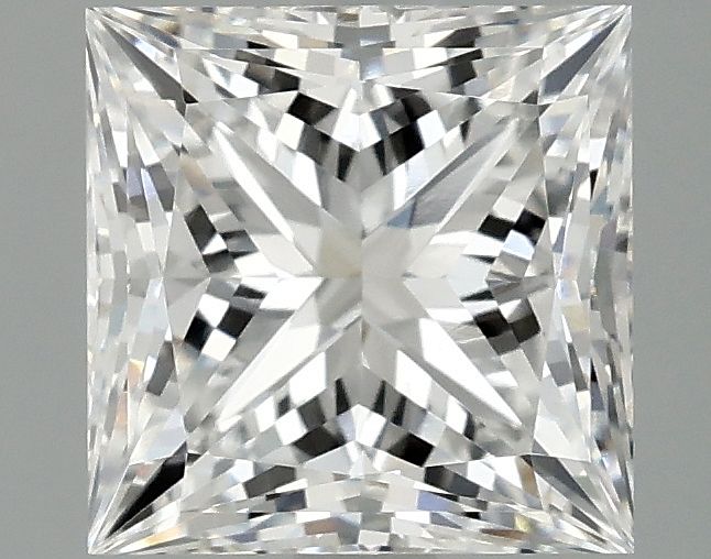 2.10 ct. princess Lab Grown Diamond front image