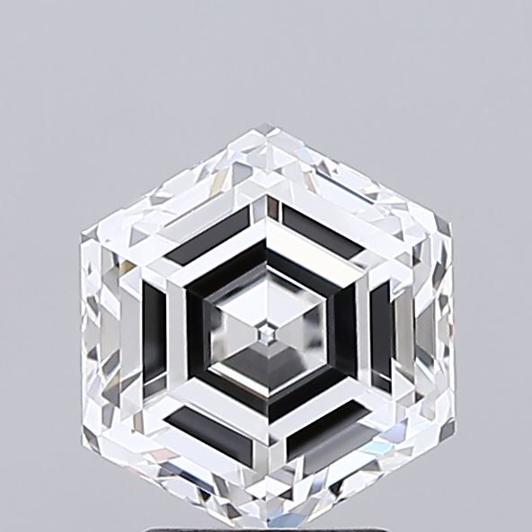 3.09 ct lab-grown Hexagonal Diamond