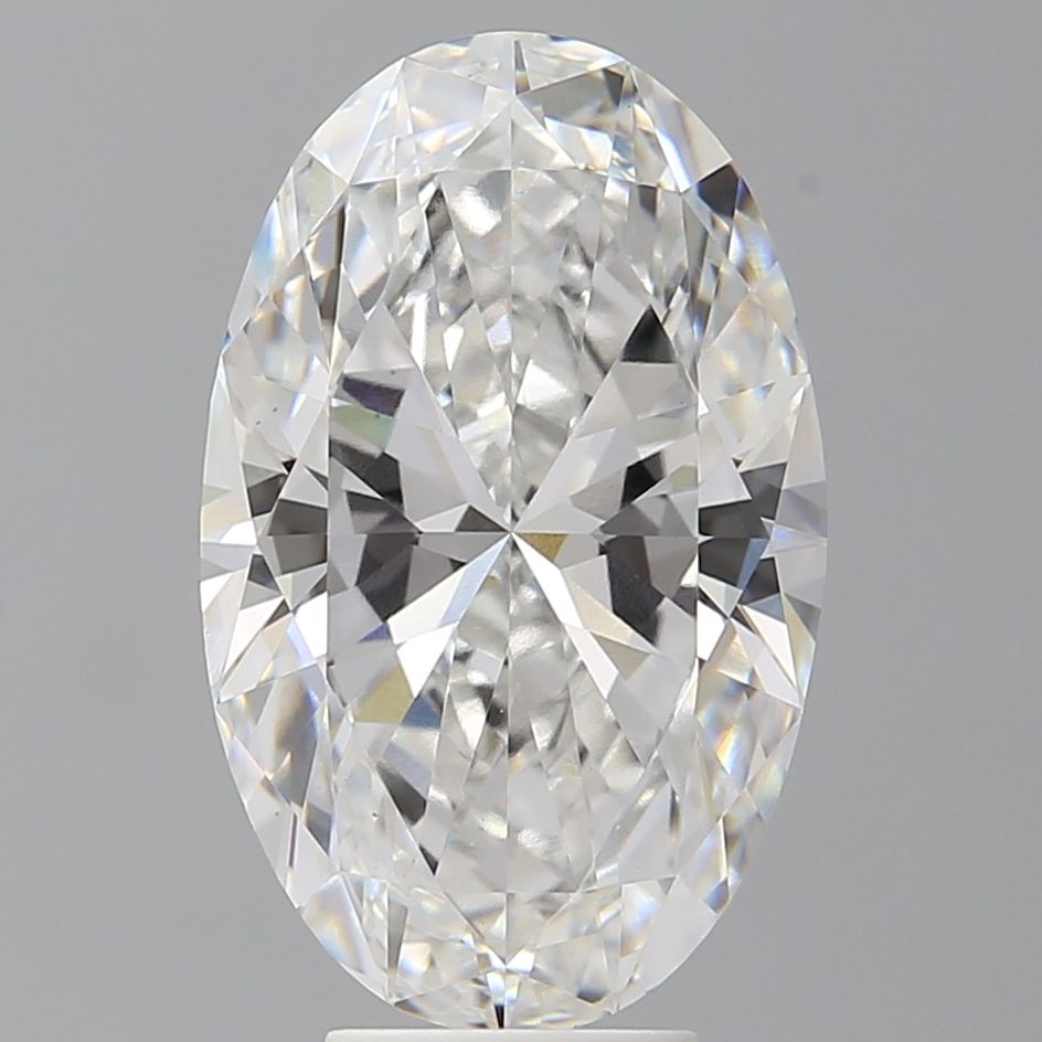 6.10 ct. oval Lab Grown Diamond front image