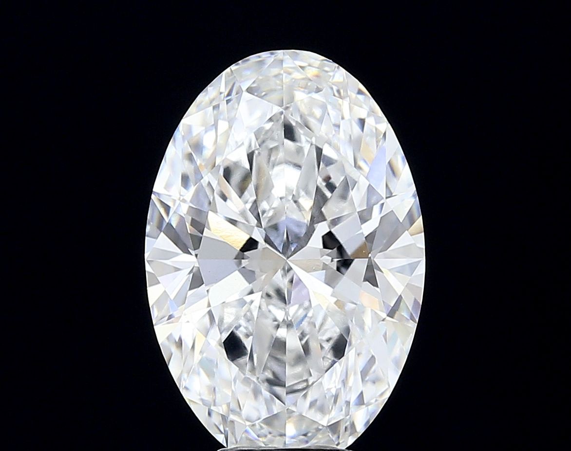 7.03 ct. oval Lab Grown Diamond front image