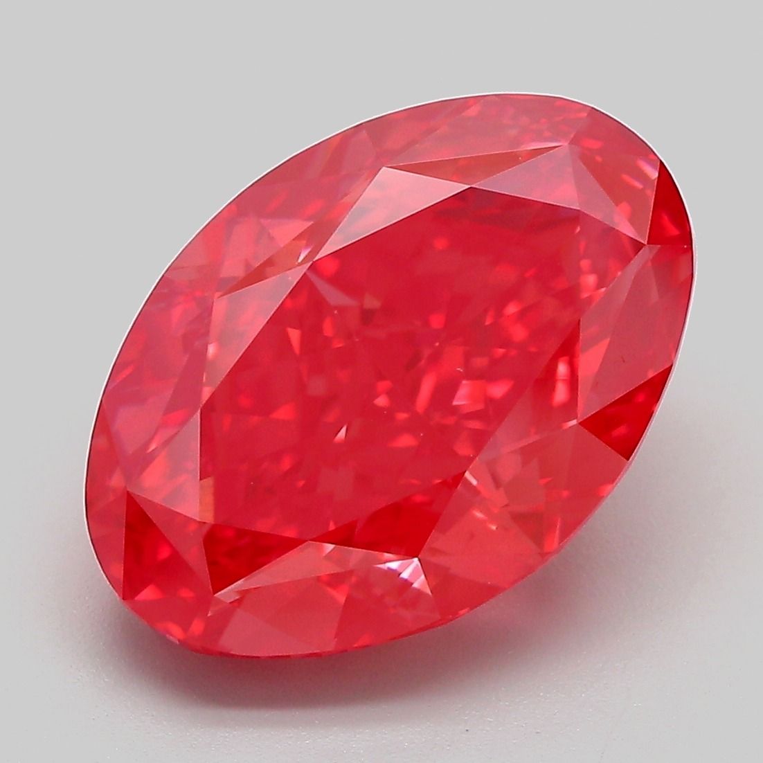 7.13 ct. oval Lab Grown Diamond front image