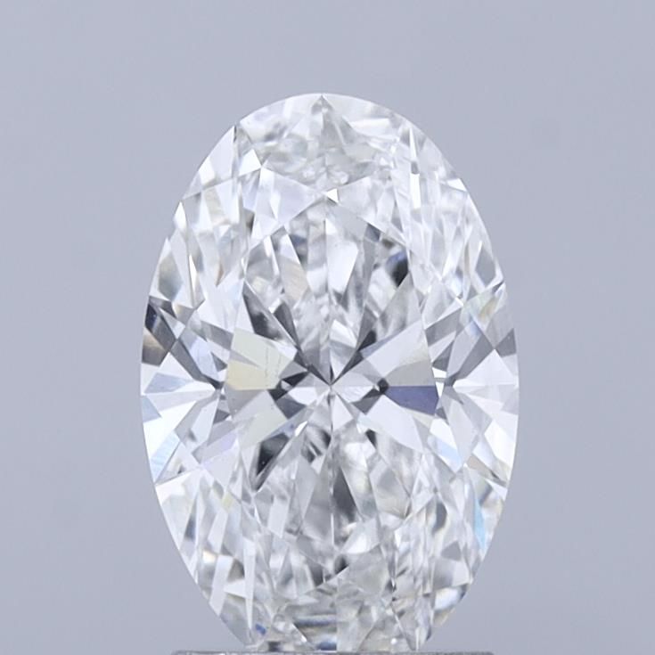 2.01 ct. oval Lab Grown Diamond front image
