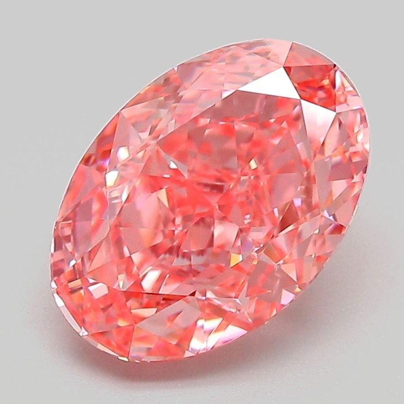 3.06 ct. oval Lab Grown Diamond front image