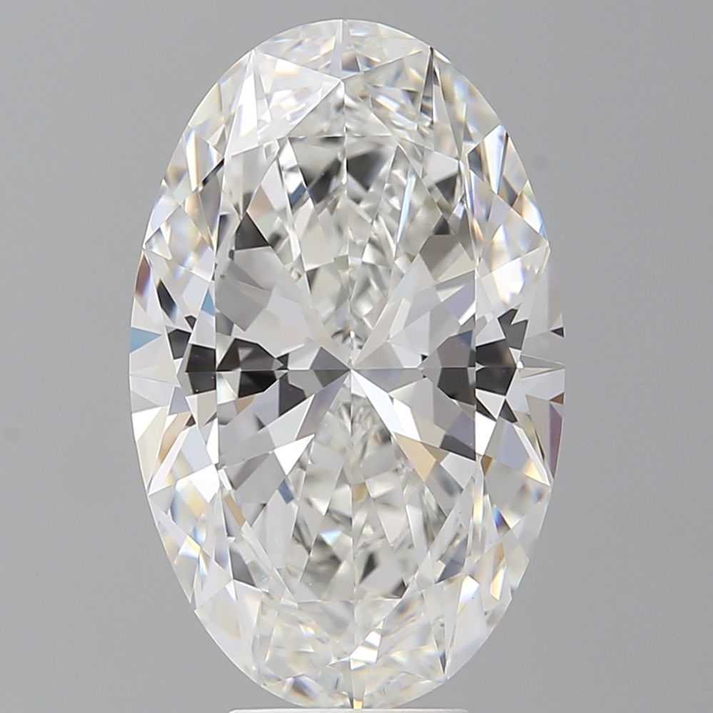 7.55 ct. oval Lab Grown Diamond front image