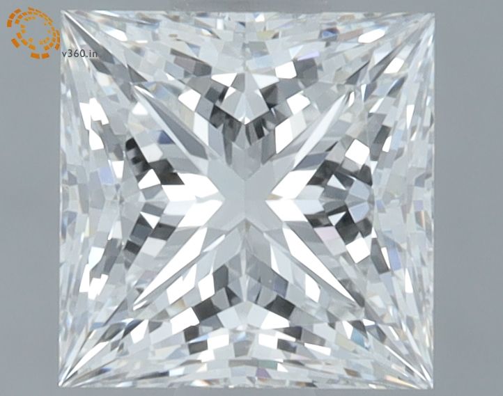 1.10 ct. princess Lab Grown Diamond front image