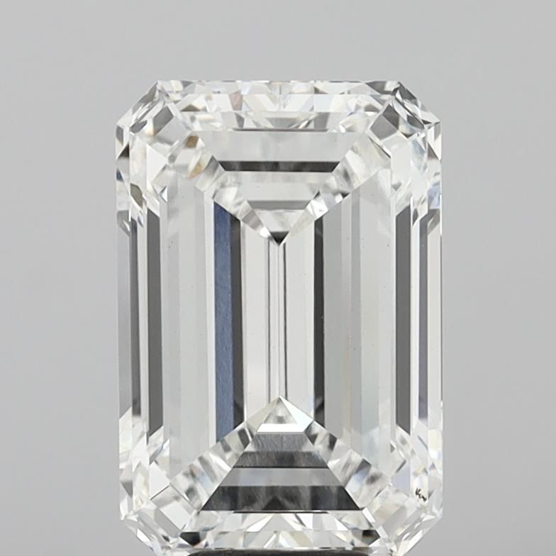 8.08 ct. emerald Lab Grown Diamond front image