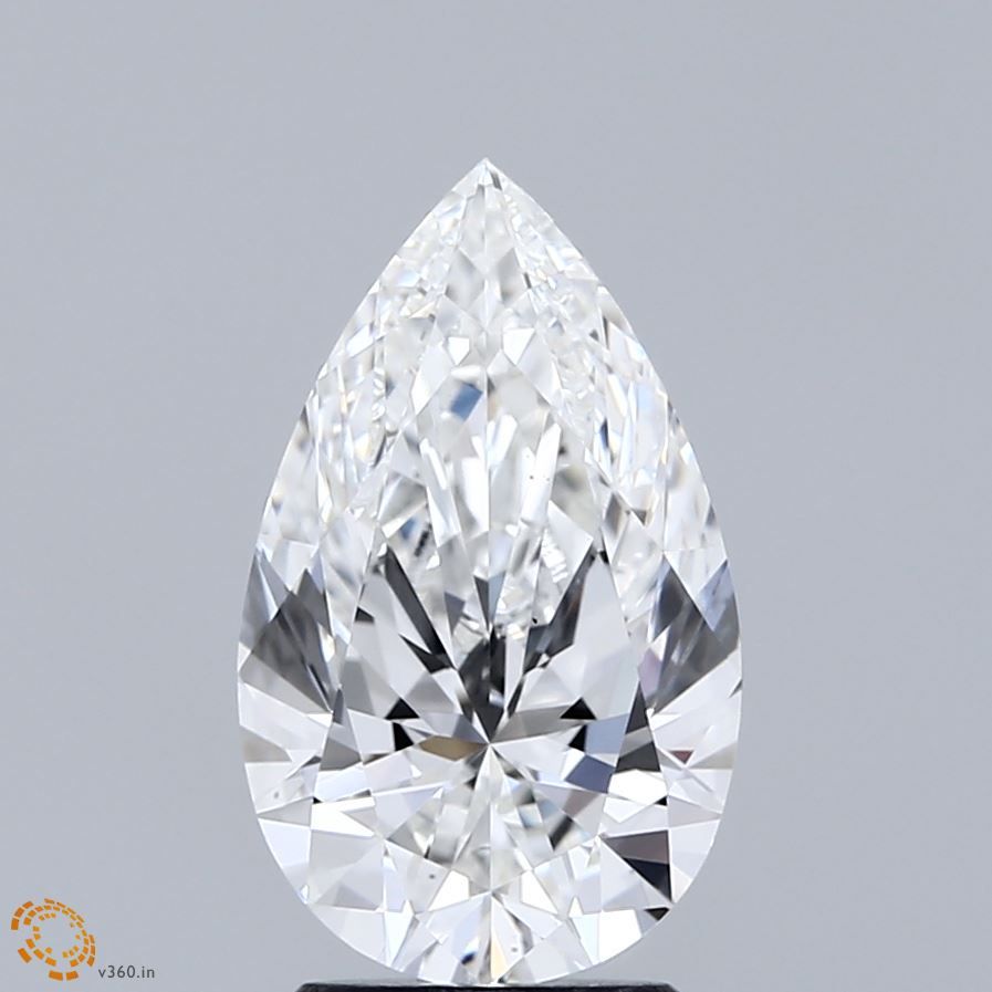 1.08 ct lab-grown Pear Diamond
