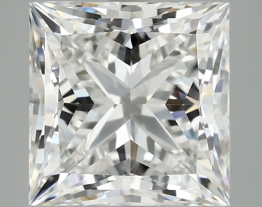 4.19 ct. princess Lab Grown Diamond front image