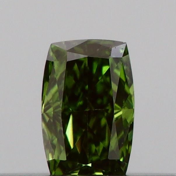 0.11ct Cushion Modified GREEN VVS2