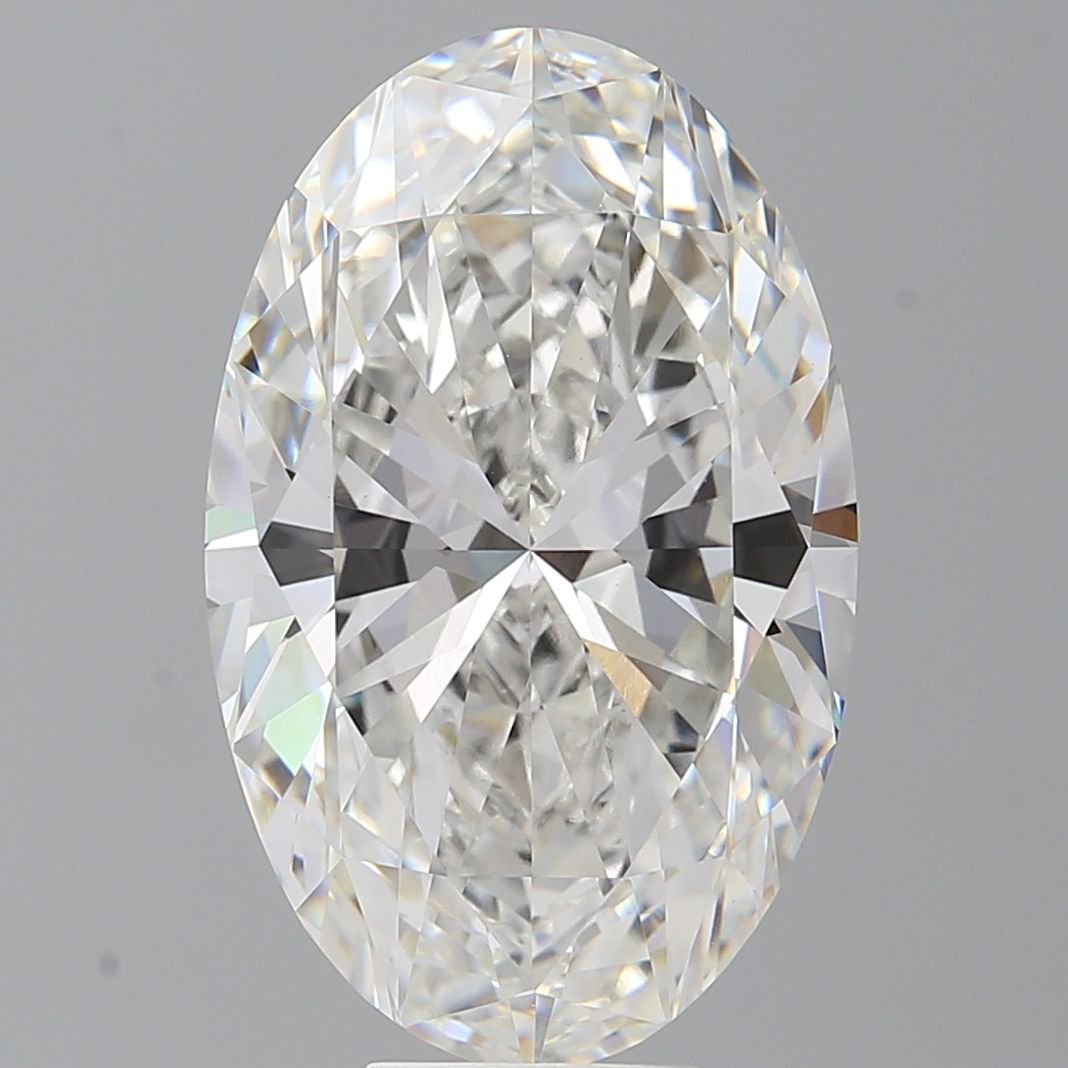 9.58 ct. oval Lab Grown Diamond front image