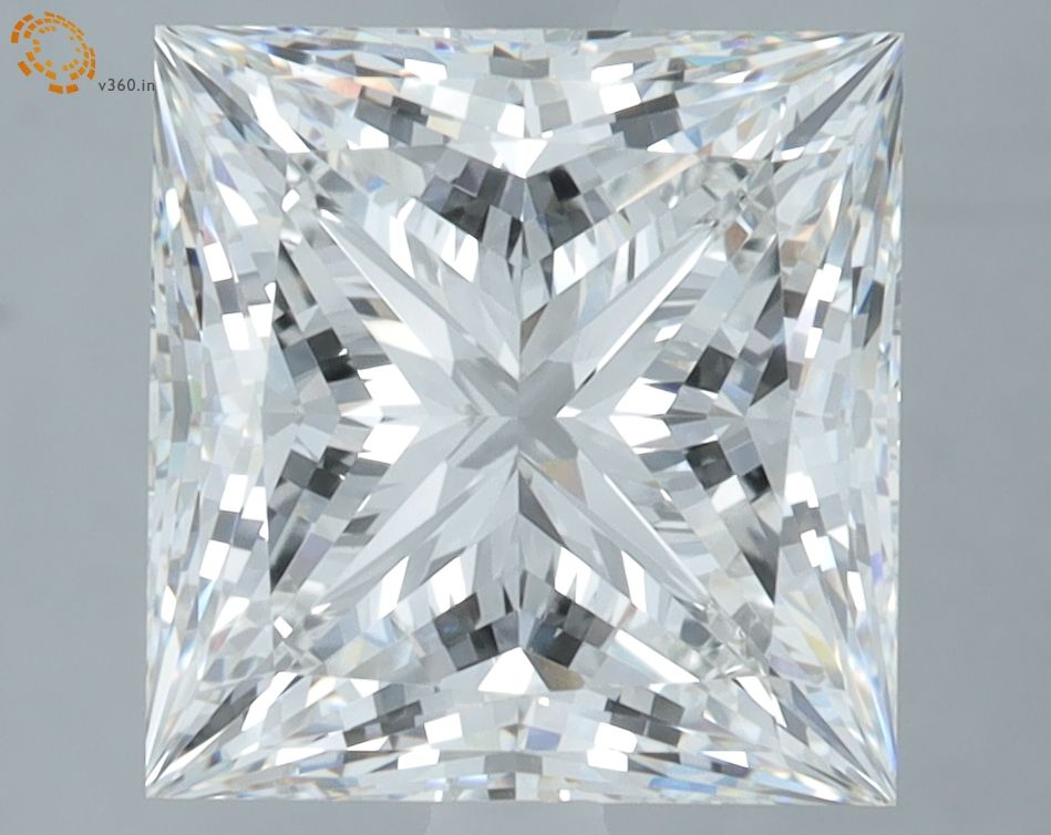 5.10 ct. princess Lab Grown Diamond front image