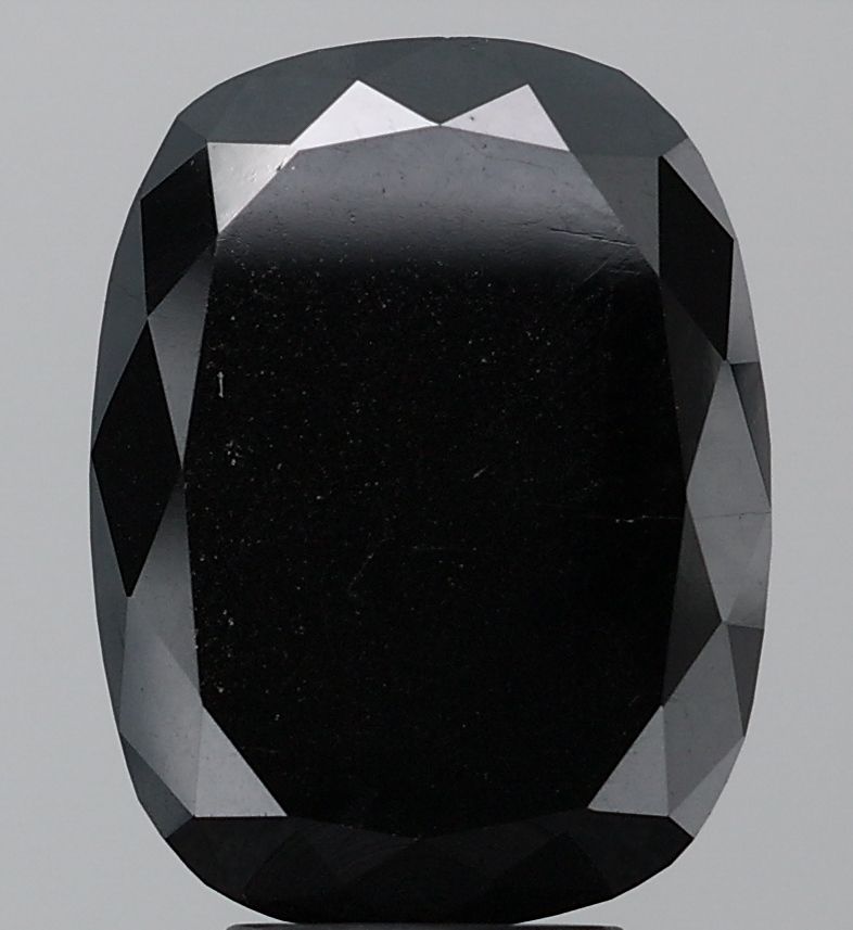 5.3 Carat Cushion brilliant Diamond Black VVS2