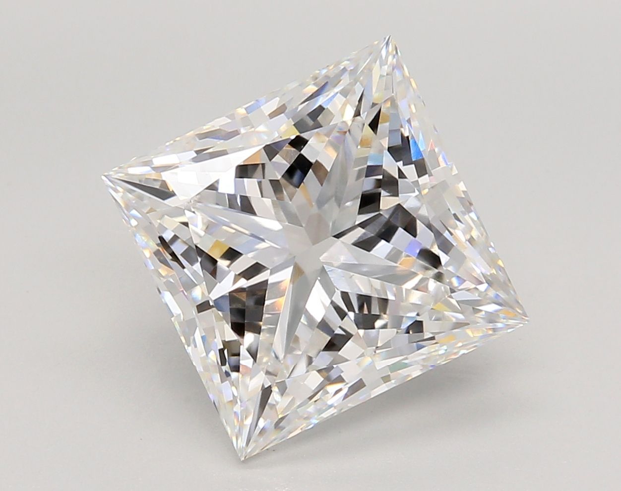 6.03 ct. princess Lab Grown Diamond front image