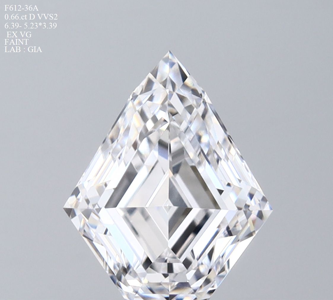 0.66 ct Shield Diamond