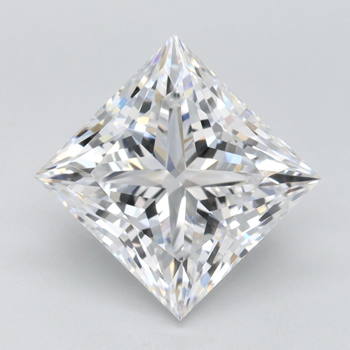 3.18 ct. princess Lab Grown Diamond front image