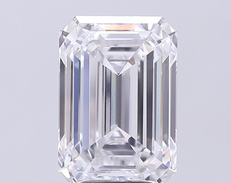 6.09 ct. emerald Lab Grown Diamond front image
